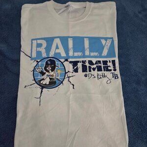 Tampa Bay Rays DJ Kitty Rally Time Tshirt Size xl